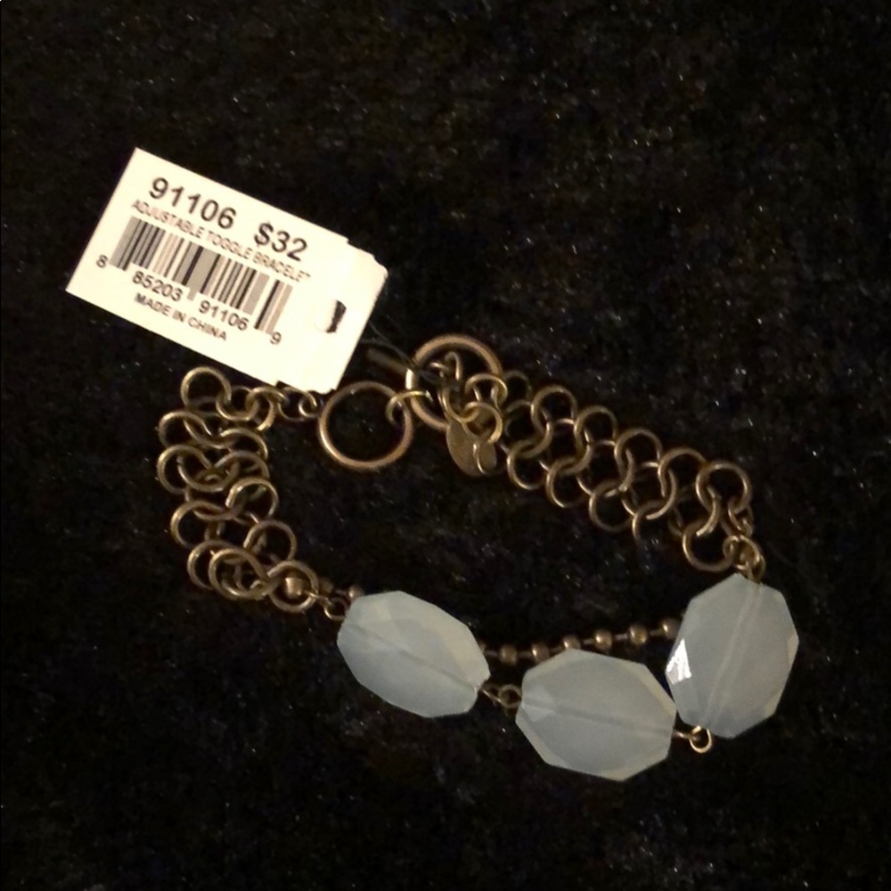 Cookie Lee Copper Tone Chain Bracelet